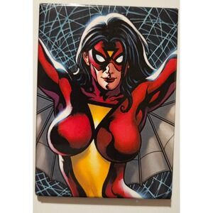 Marvel Spider‎ Woman Magnet Comic Decor Superhero